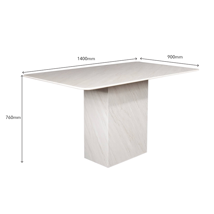 TIVOLLI Marble Dining Set