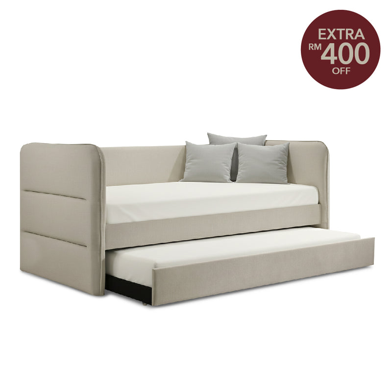 TROMS Single Pull Out Daybed Cream