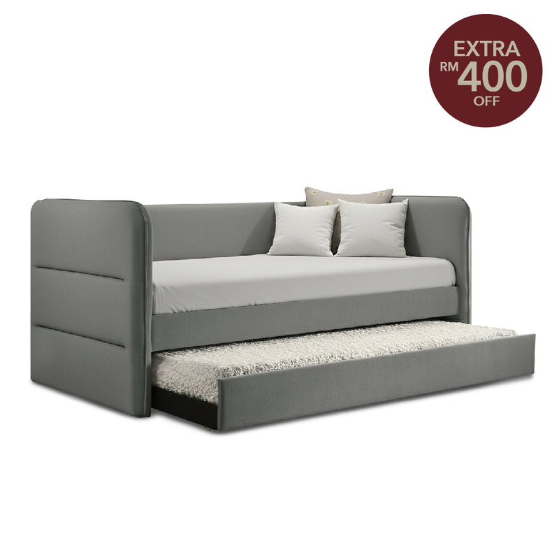 TROMS Single Pull Out Daybed Grey