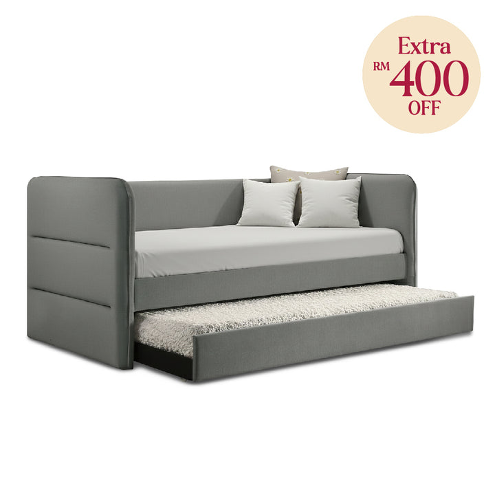 TROMS Single Pull Out Daybed Grey