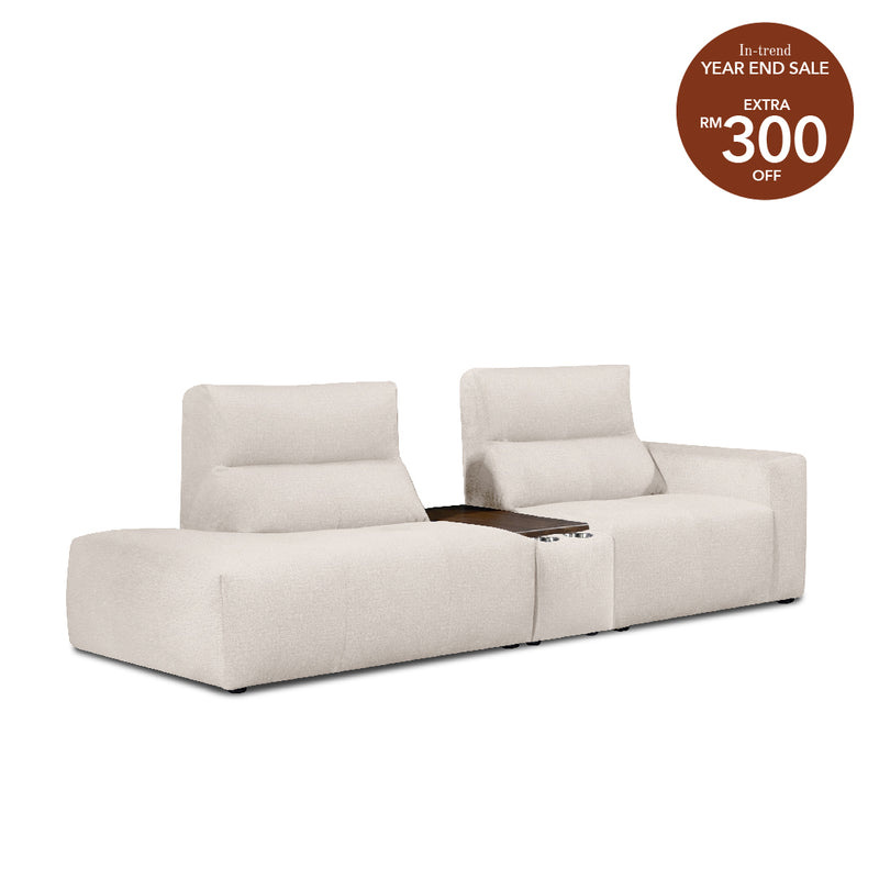 VASA Modular 2 Seater Sofa with Console