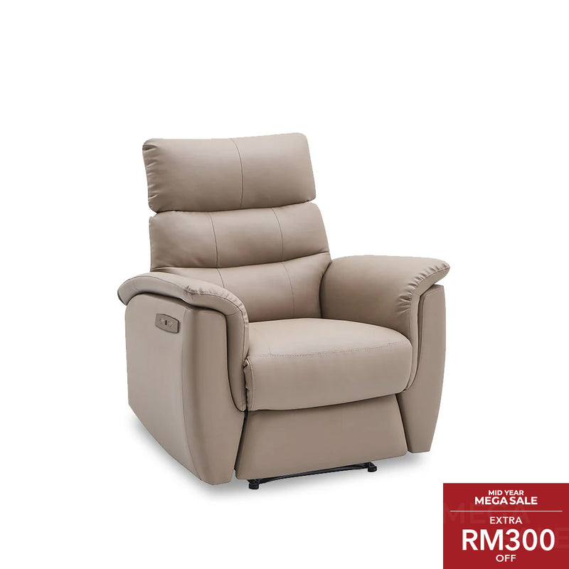 VOWELL Power Recliner Taupe