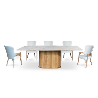 WALDEN Natural Marble Dining Table