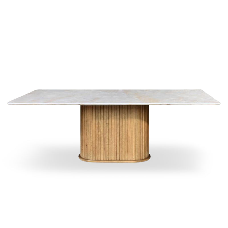 WALDEN Natural Marble Dining Table