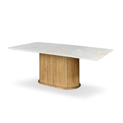 WALDEN Natural Marble Dining Table