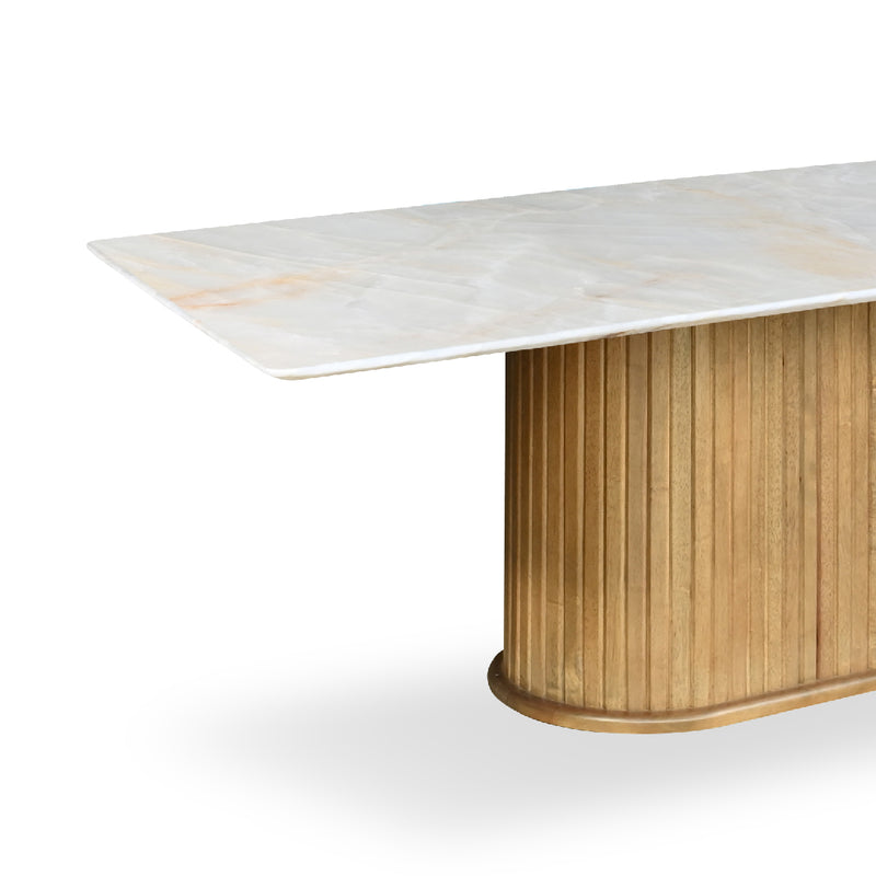WALDEN Natural Marble Dining Table