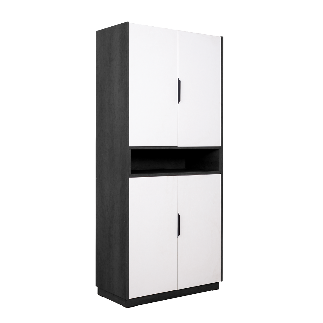 WAYLON Shoes Cabinet Dark Grey