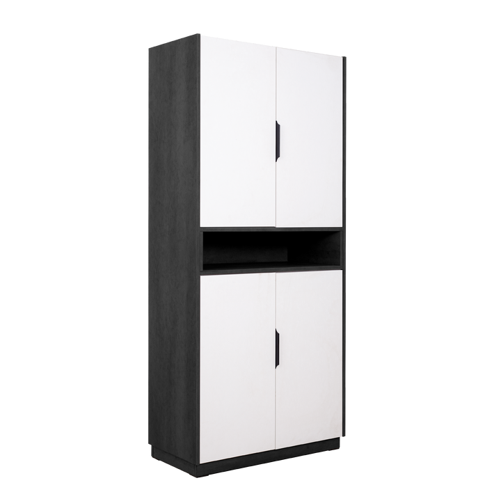 WAYLON Shoes Cabinet Dark Grey