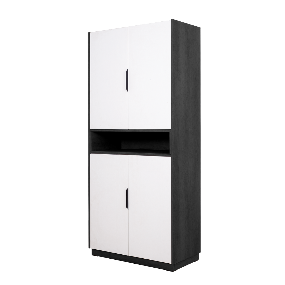 WAYLON Shoes Cabinet Dark Grey