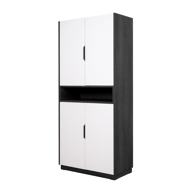 WAYLON Shoes Cabinet Dark Grey