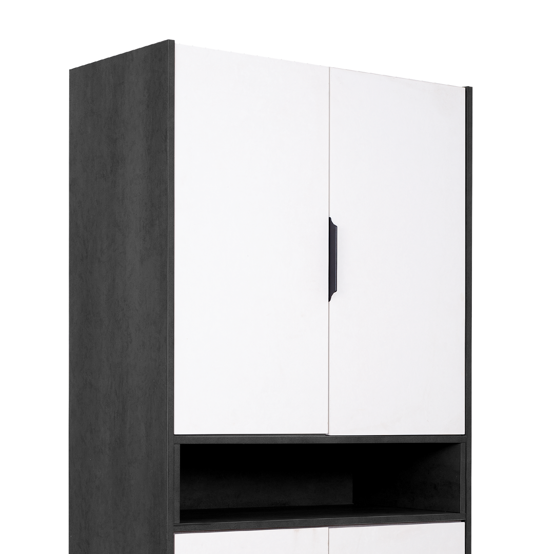WAYLON Shoes Cabinet Dark Grey
