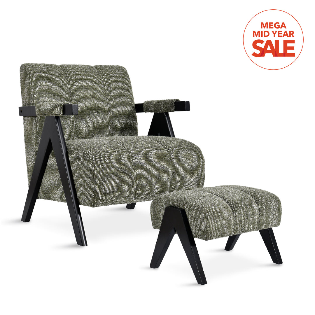 WREN Accent Chair with Ottoman