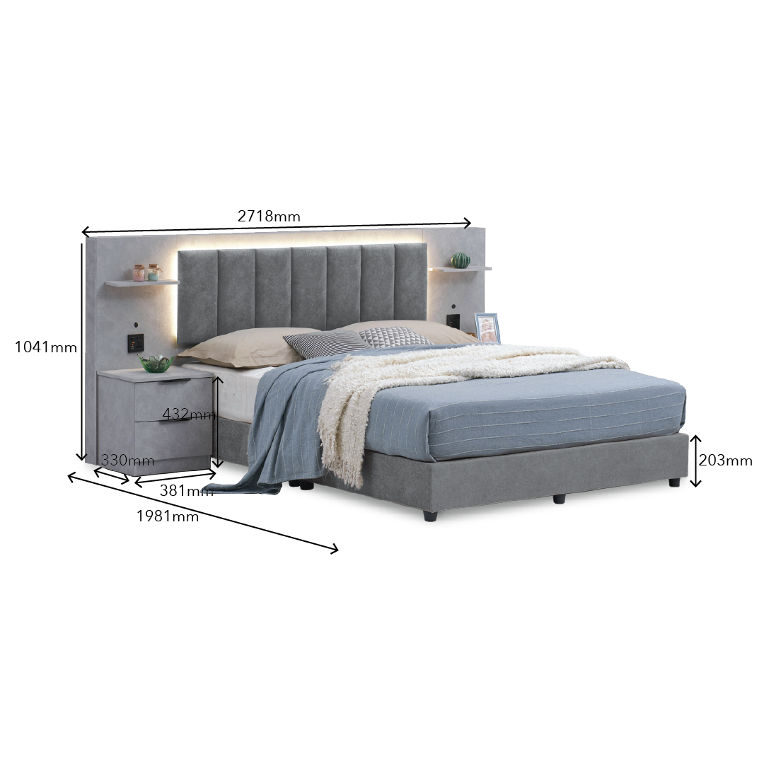 ZAVETA Modern Bedroom Set