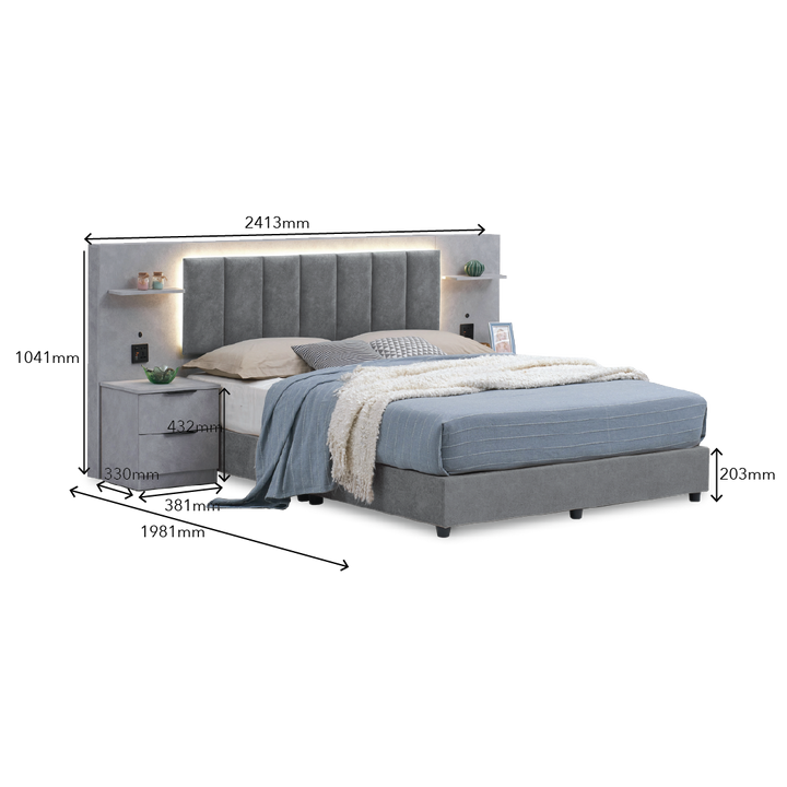 ZAVETA Modern Bedroom Set