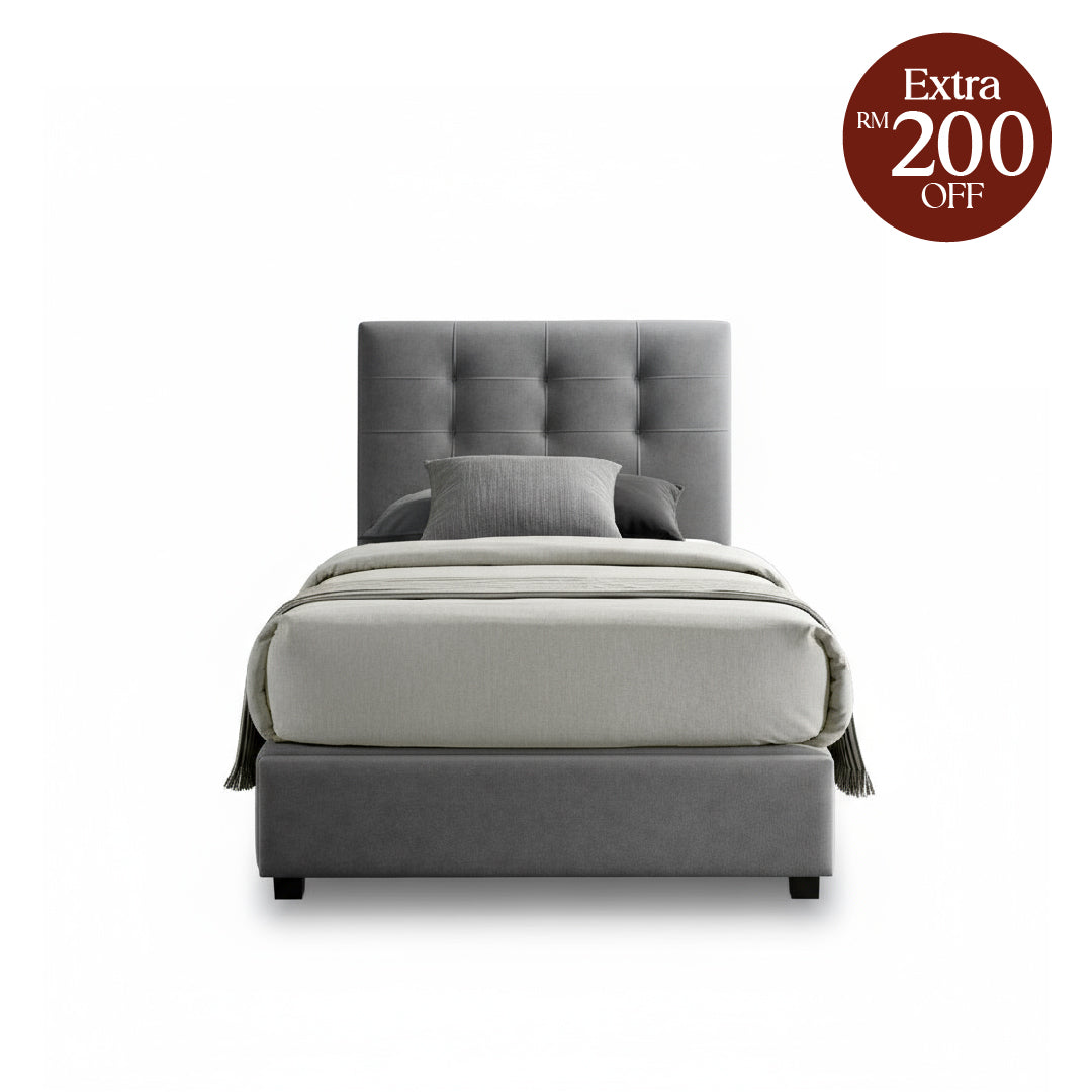 ZAYN Single Bed With Drawer