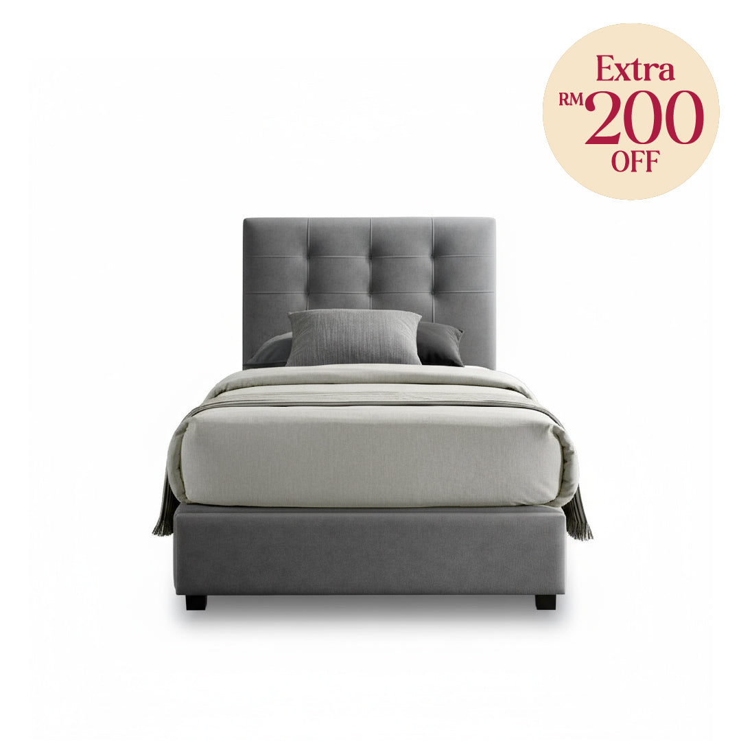 ZAYN Single Bed With Drawer