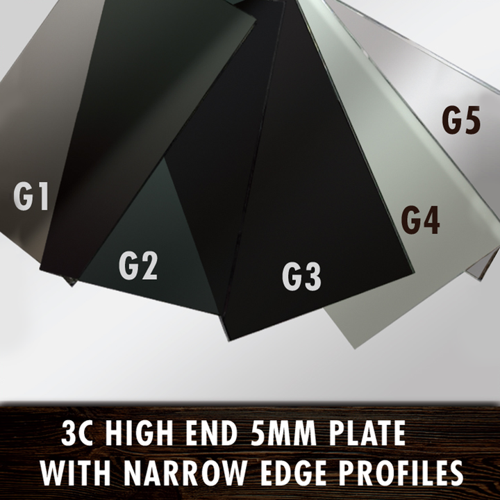 BELLE Designer Glass Closet 2 - 5 Doors