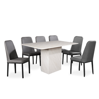 TIVOLLI II Marble Dining Table with Chair