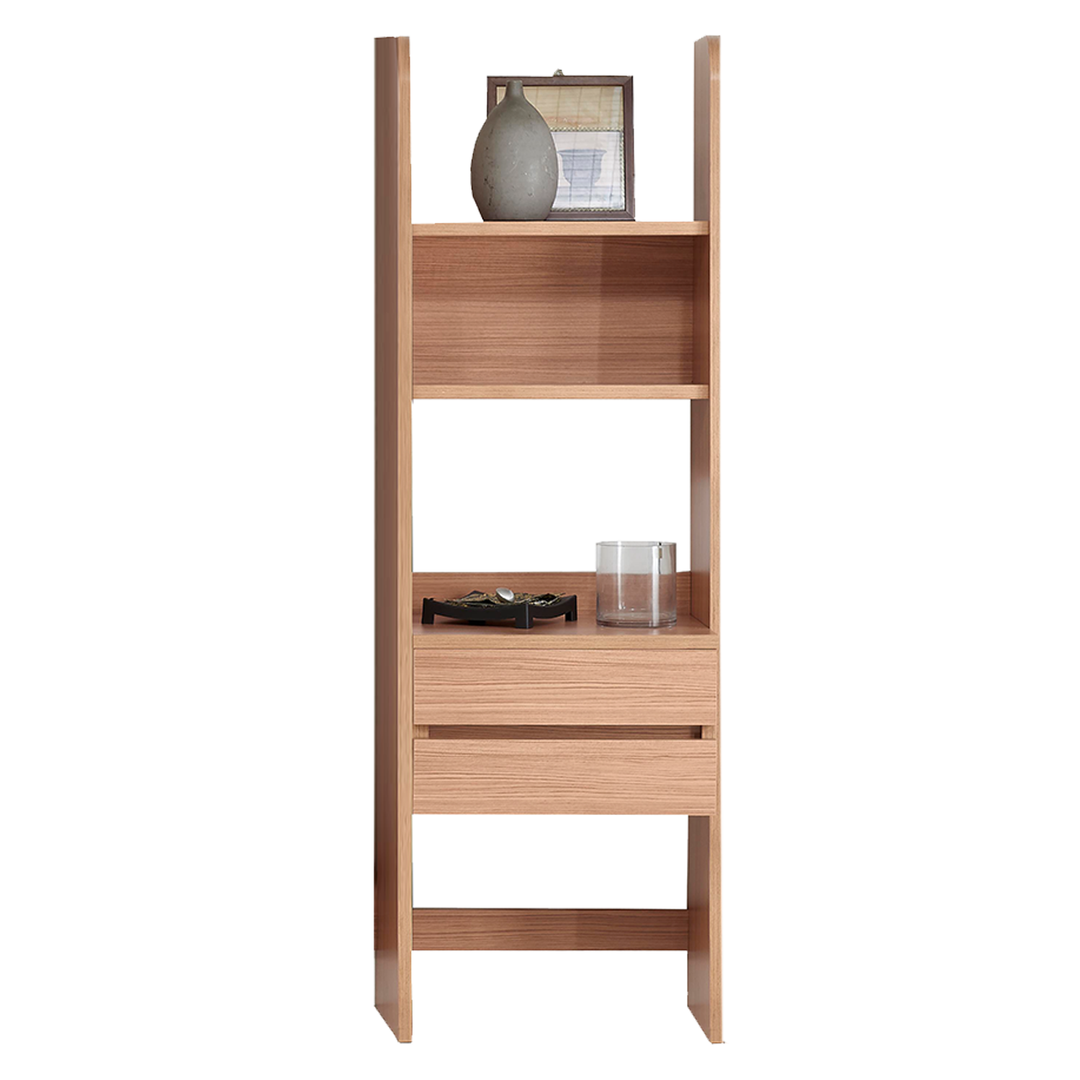 SUZETTE 2 Drawer Open Bookshelf