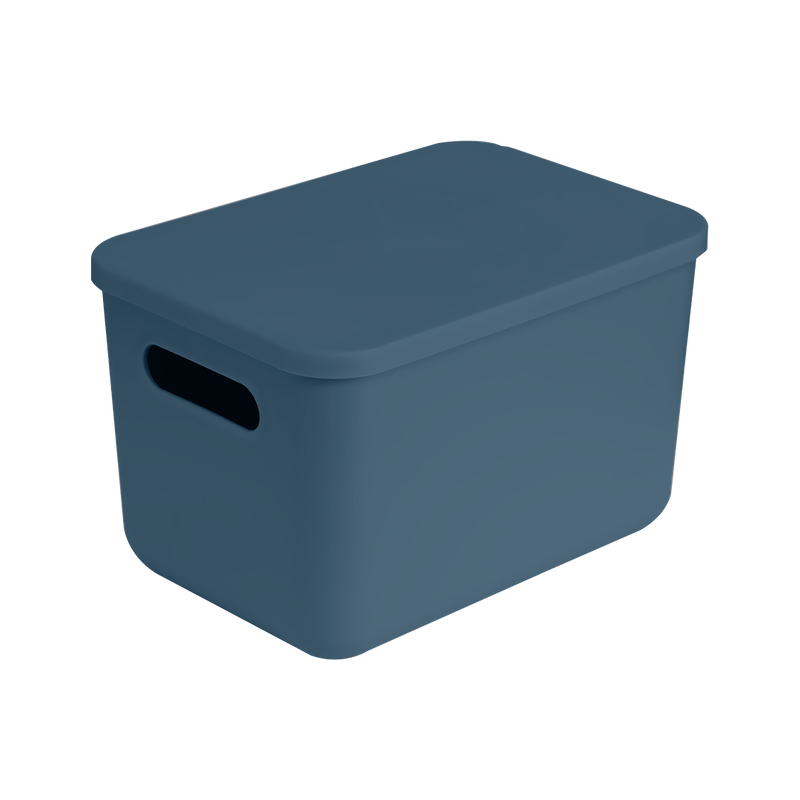 Multipurpose Plastic Storage Box With Handles & Lid