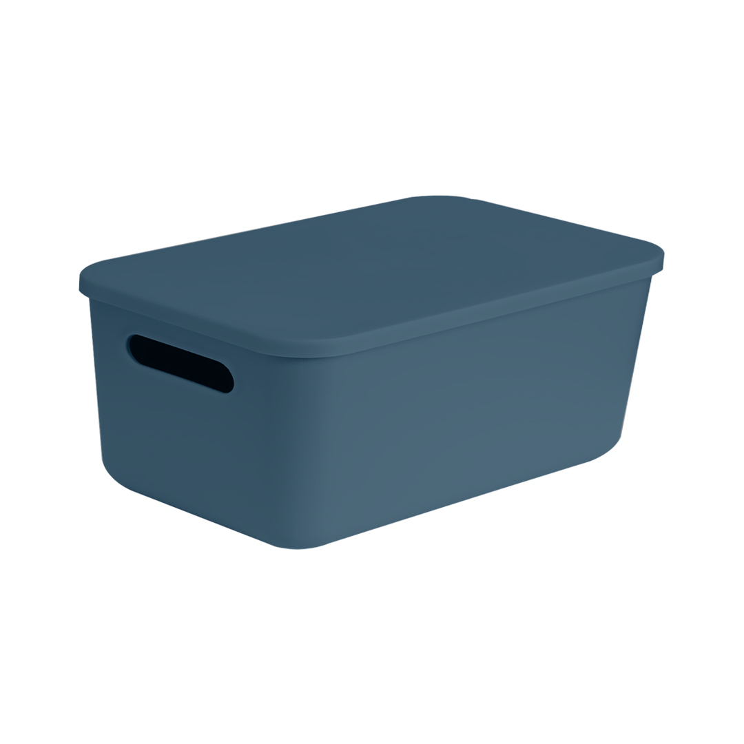 Multipurpose Plastic Storage Box With Handles & Lid