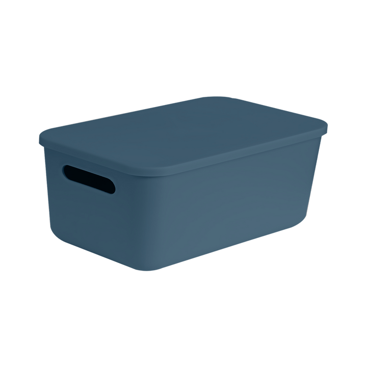 Multipurpose Plastic Storage Box With Handles & Lid