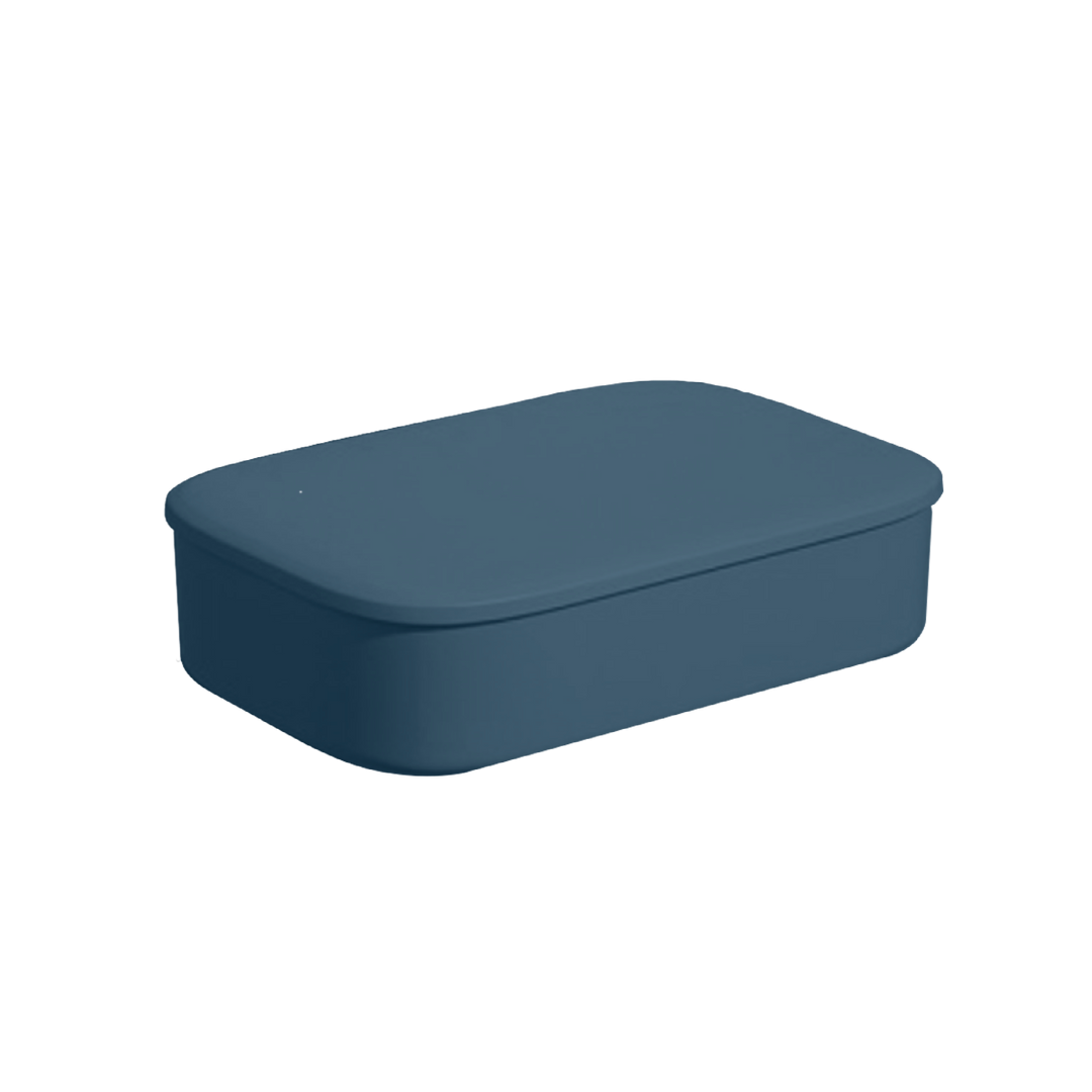 Flat Multipurpose Plastic Storage Box With Lid