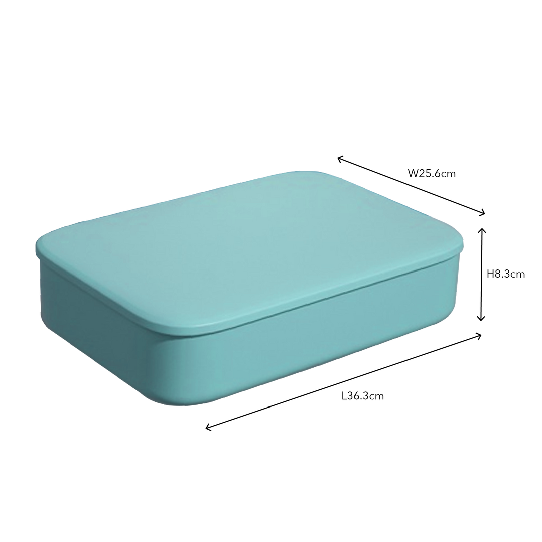 Flat Multipurpose Plastic Storage Box With Lid