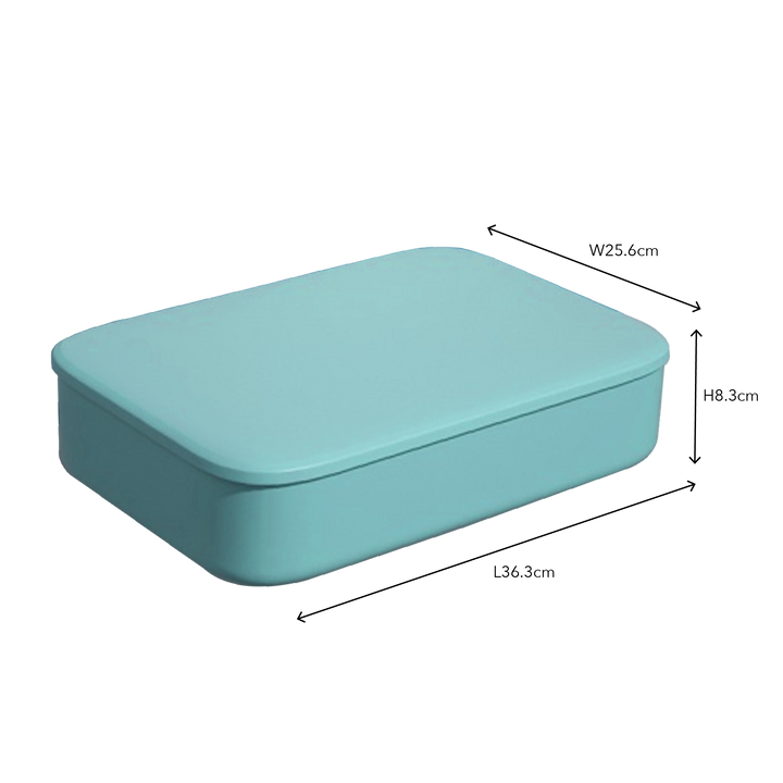 Flat Multipurpose Plastic Storage Box With Lid