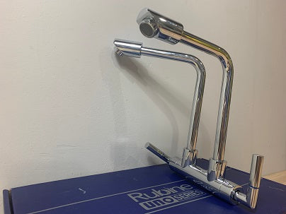RUBINE DOUBLE SPOUT WALL SINK TAP