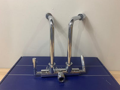 RUBINE DOUBLE SPOUT WALL SINK TAP