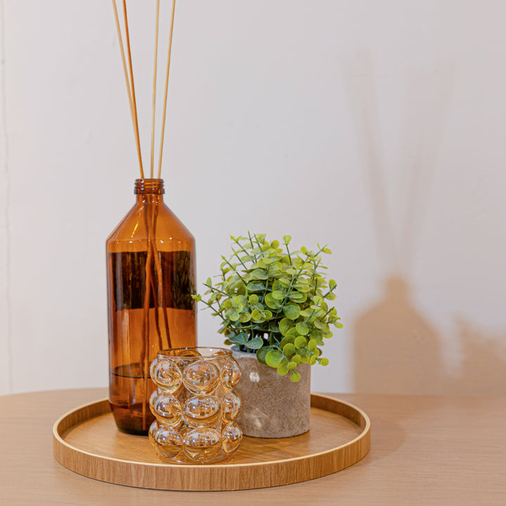 BUBBLE Glass Candle / Accessories Holder