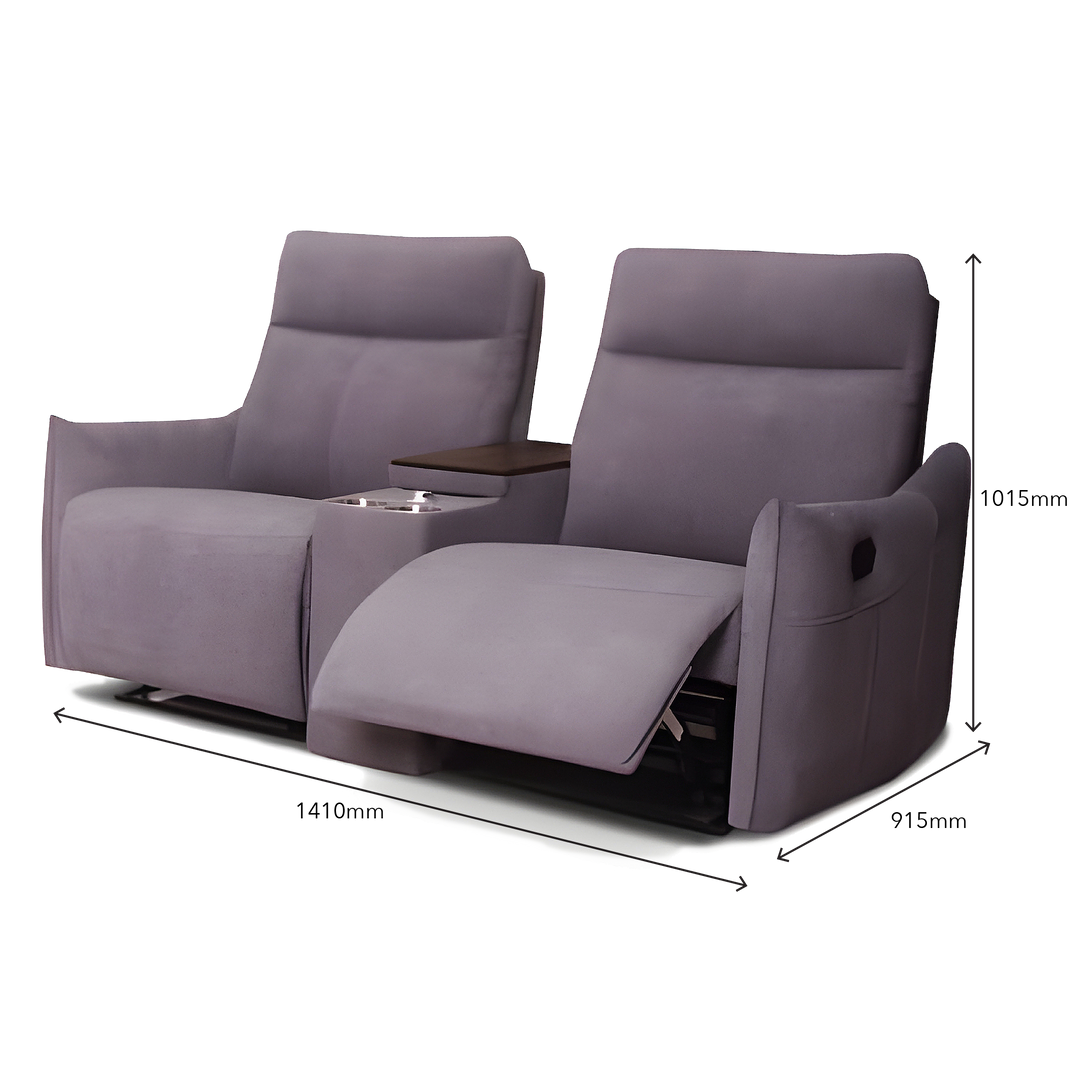 BORRIS 2 Seater Recliner Sofa