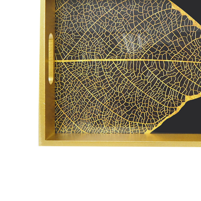 Gold Frame Leaf Tray