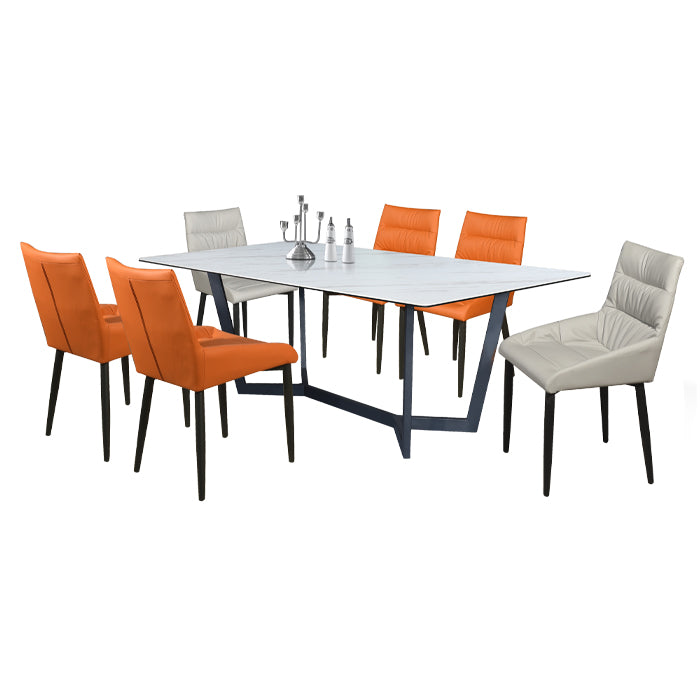 FRANCO II 6 Seater Ceramic Dining Set
