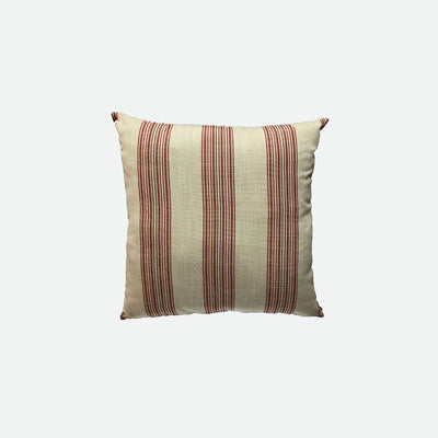 Designer Pillow (Square pillow) Stripes Red
