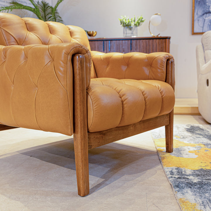 YLANG Leather Arm Chair