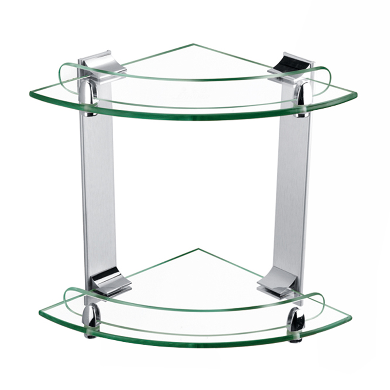 SEDAN Double Corner Glass Shelf