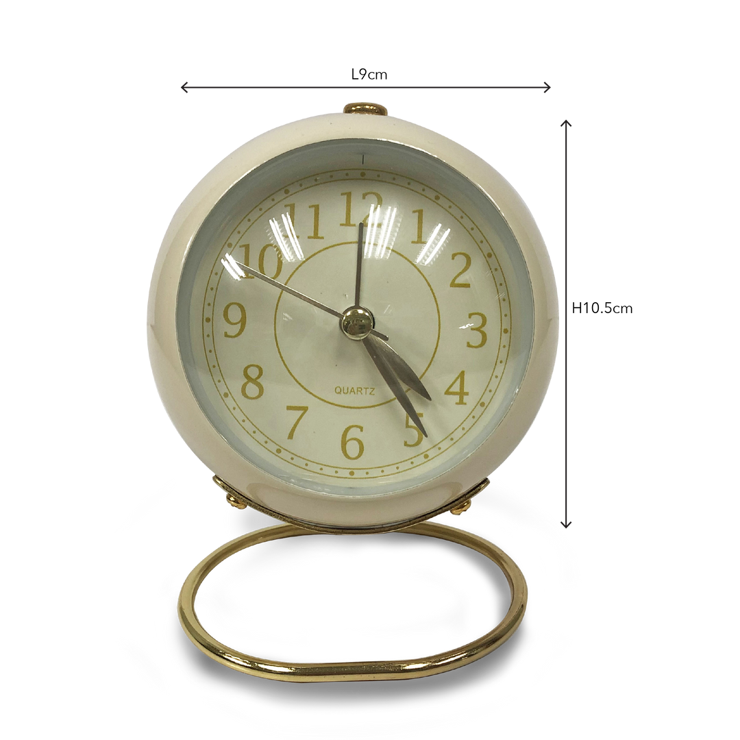 Ball Shape Silent Metal Alarm Clock