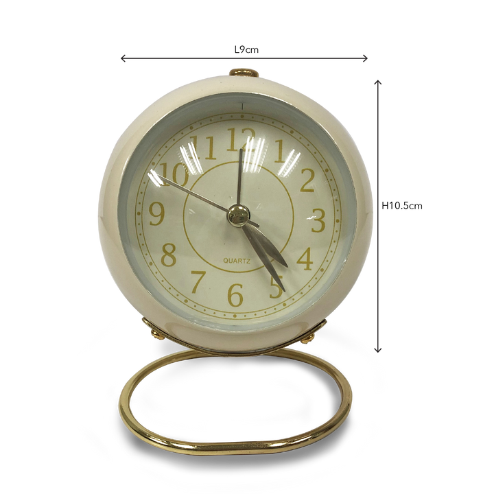 Ball Shape Silent Metal Alarm Clock