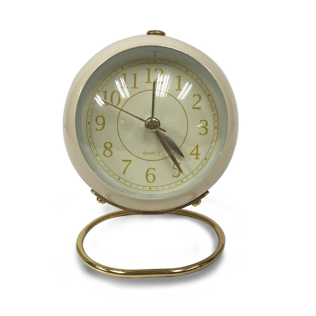 Ball Shape Silent Metal Alarm Clock