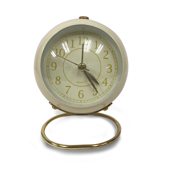 Ball Shape Silent Metal Alarm Clock