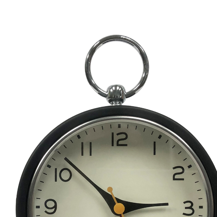Single Ring Silent Metal Alarm Clock 4"