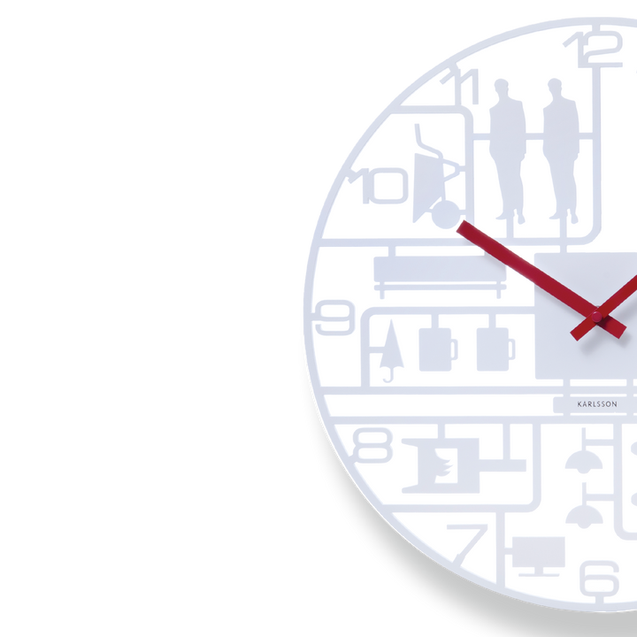 KARLSSON Model Kit Plastic Wall Clock 16"