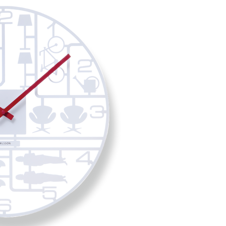 KARLSSON Model Kit Plastic Wall Clock 16"