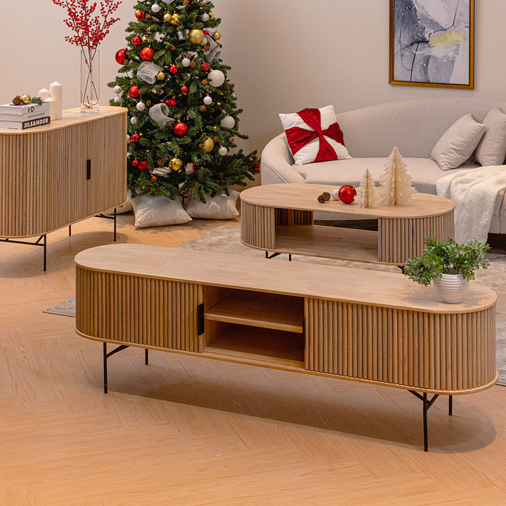 CANNES Oval TV Cabinet