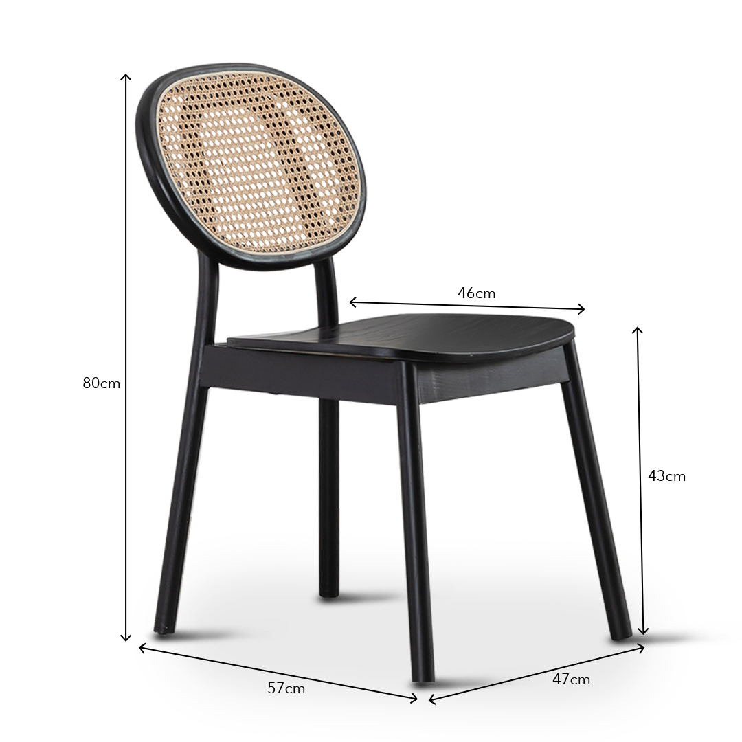 CASSIUS Rattan Dining Chair