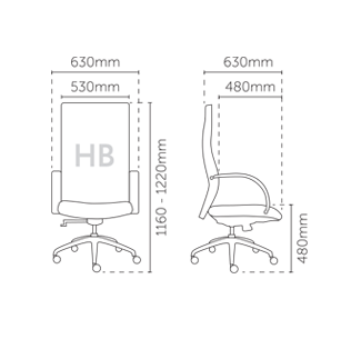 CENTURY High Back Chair