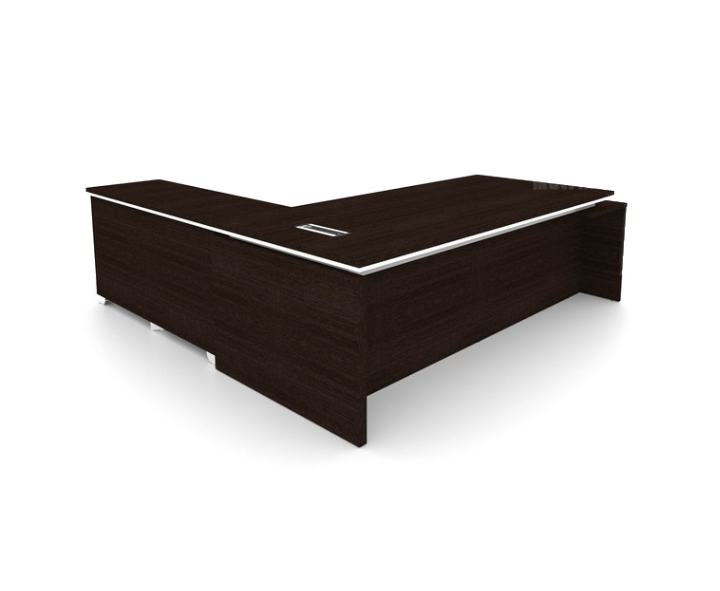 MARS Director Table with Side Cabinet & Pedestal