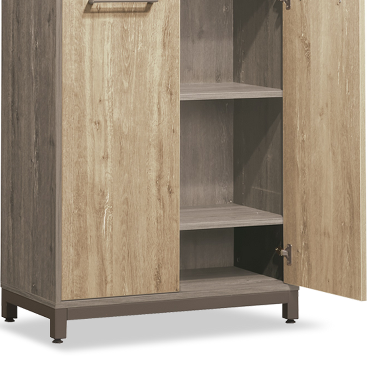 TUCANA High Cabinet with Wooden Door